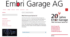 Desktop Screenshot of embri-garage.ch